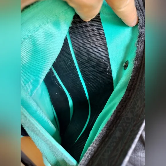 Cinch Women's Charcoal Grey And Turquoise Aztec Print Concealed Carry Jacket M - Picture 15 of 16